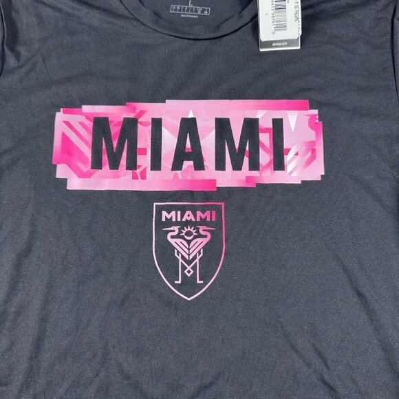 Adidas Inter Miami FC Short Sleeve Soccer Jersey Shirt Mens Large MLS Black - Picture 5 of 9